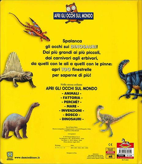 Dinosauri. 100 finestrelle. Ediz. illustrata - Paola Fabris - 7