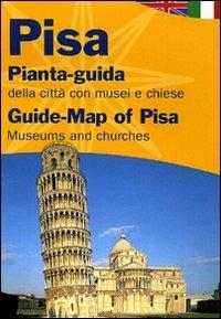 Pisa. Pianta-guida della città con musei, chiese. Ediz. italiana e inglese - copertina