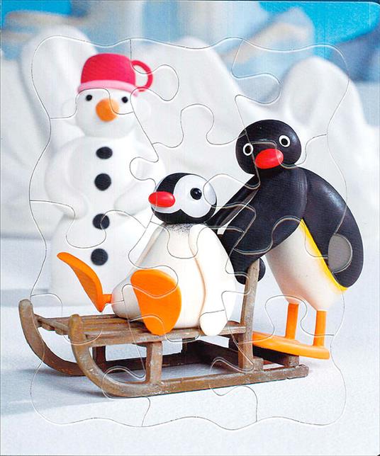 Il libro puzzle di Pingu. Ediz. illustrata. Con 4 puzzle - Silvia D'Achille - 5