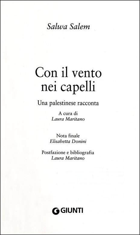 Con il vento nei capelli. Una palestinese racconta - Salwa Salem,L. Maritano - ebook - 2