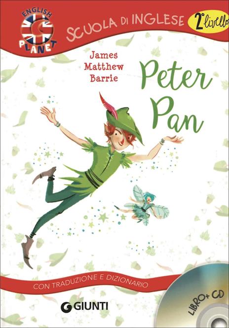 Peter Pan. Con traduzione e dizionario. Con CD Audio - James Matthew Barrie - copertina