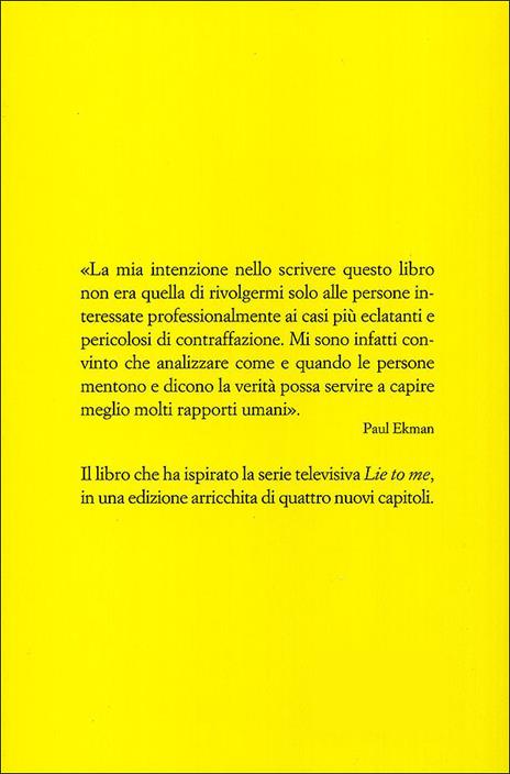 I volti della menzogna. Gli indizi dell'inganno nei rapporti interpersonali - Paul Ekman,Gabriele Noferi - ebook - 4