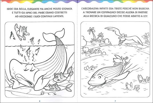 L' arcobalena da colorare. Ediz. illustrata - Massimo Sardi - Libro -  Giunti Junior - 0/6 Coloro e mi diverto