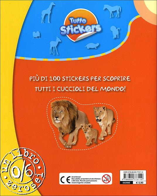 Tutto stickers. I Cuccioli. Ediz. illustrata - 5