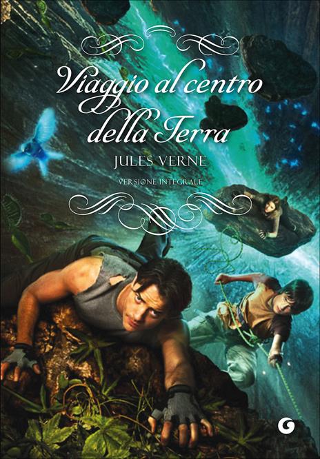 Viaggio al centro della Terra - Jules Verne - copertina