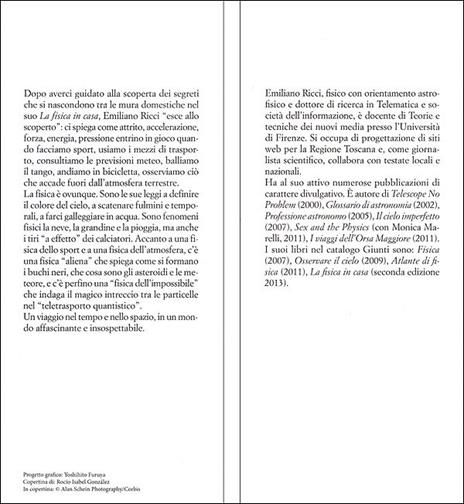 La fisica fuori casa. Un fantastico viaggio alla scoperta delle leggi della natura - Emiliano Ricci,L. Ghignone - ebook - 2