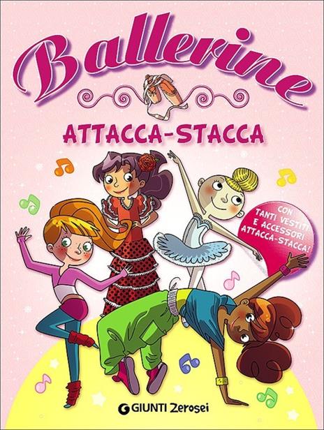 Ballerine. Attacca-stacca. Con adesivi - copertina