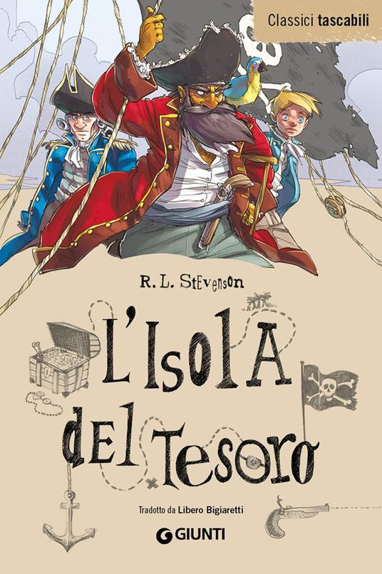 L' isola del tesoro - Robert Louis Stevenson - Libro - Giunti Junior -  Classici tascabili | IBS