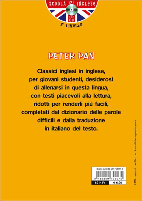 Peter Pan. Con traduzione e dizionario. Con CD Audio - James Matthew Barrie - 2