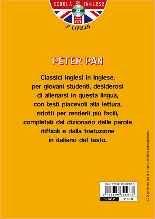 Peter Pan. Con traduzione e dizionario. Con CD Audio - James Matthew Barrie - 2