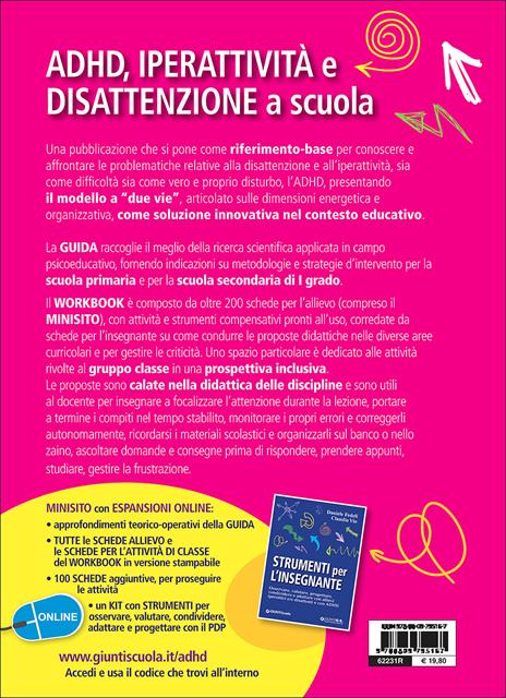 ADHD. Iperattività e disattenzione a scuola. Metodi, strumenti e strategie. Schede operative per il lavoro individuale e per la classe - 3