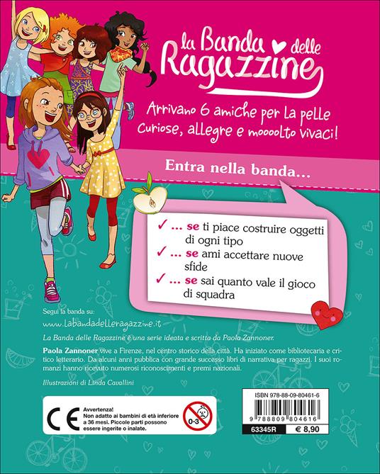 La gara degli aquiloni. La banda delle ragazzine. Con adesivi - Paola Zannoner - 3