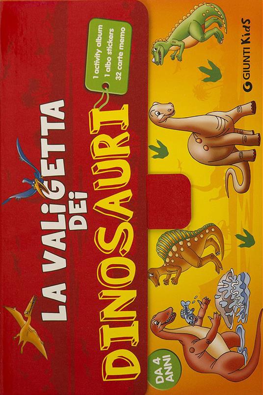 La valigetta dei dinosauri. Con gadget - Libro - Giunti Kids - Animali | IBS