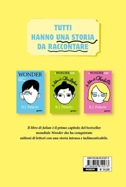 Siamo tutti Wonder - R. J. Palacio, Libro