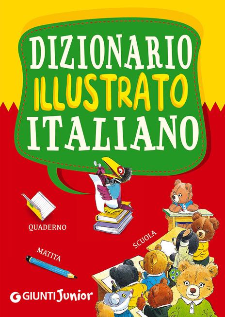 Dizionario illustrato italiano - copertina