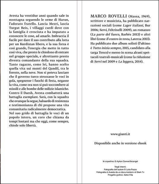 La guerriera dagli occhi verdi - Marco Rovelli - 2