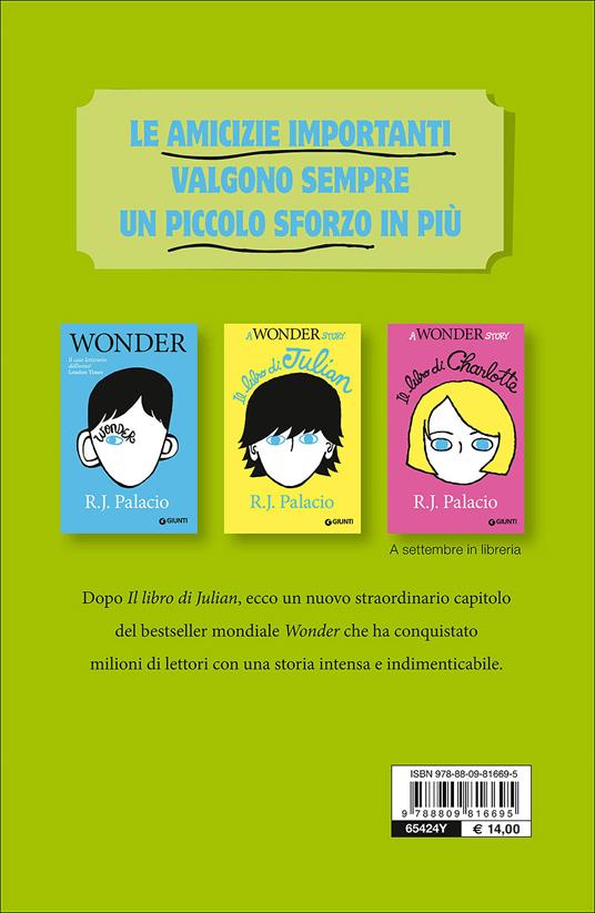 Il libro di Christopher. A Wonder story - R. J. Palacio - Libro - Giunti  Editore - Biblioteca Junior