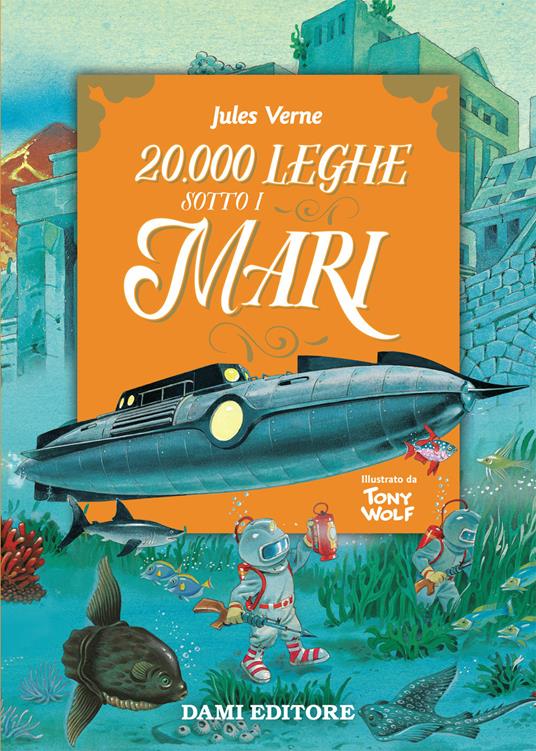 20.000 leghe sotto i mari - Jules Verne - copertina