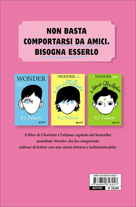 Il libro di Charlotte. A Wonder story - R. J. Palacio - 7