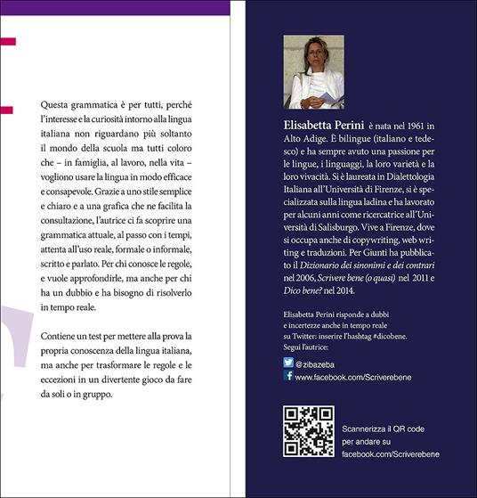 Grammatica italiana per tutti. Regole, spiegazioni, eccezioni, esempi, test  - Elisabetta Perini - Libro - Giunti Editore - Dizionari e repertori | IBS