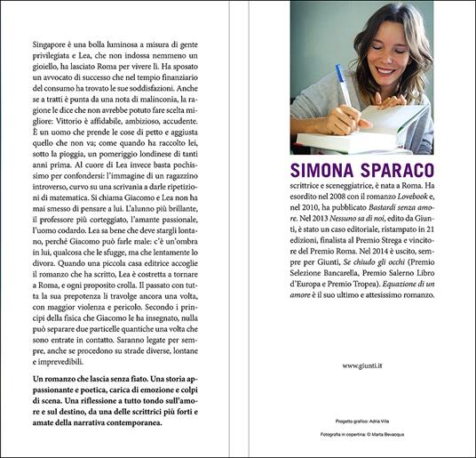 Equazione di un amore - Simona Sparaco - ebook - 3