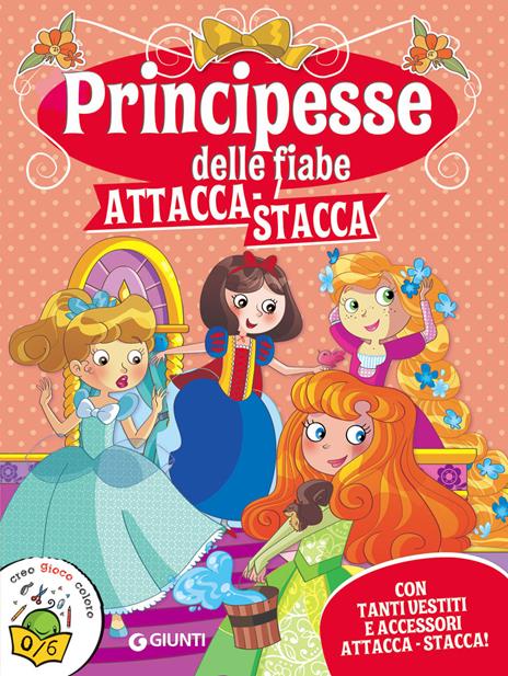 Principesse attacca-stacca. Con adesivi - Martina Boschi - copertina