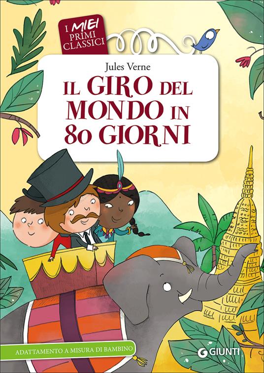 Il giro del mondo in 80 giorni - Jules Verne - copertina