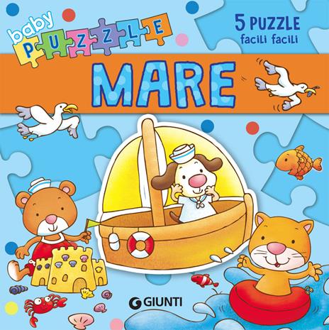 Mare. Libro puzzle. Ediz. a colori - Silvia D'Achille - copertina