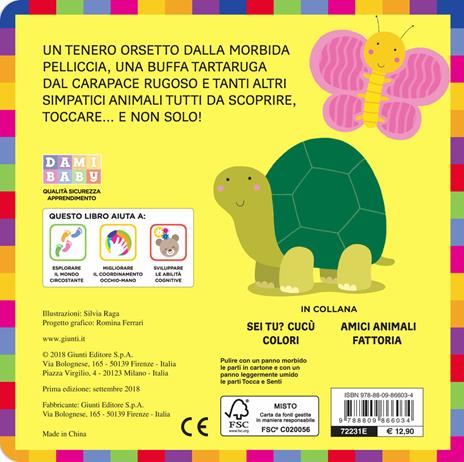 Sei tu? Cucù!. Primi libri sensoriali. Ediz. a colori - Silvia Raga - Libro  - Dami Editore 