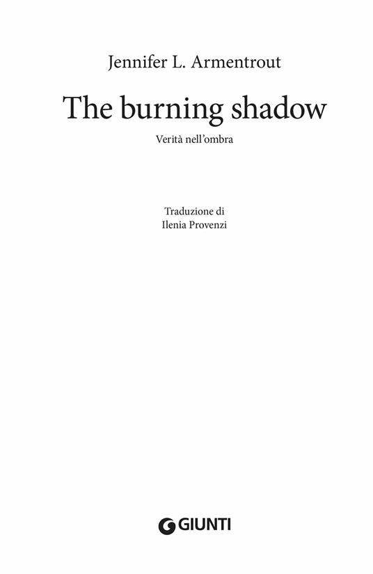The Burning shadow. Verità nell'ombra - Jennifer L. Armentrout - 4