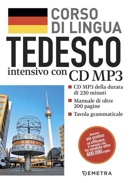 Tedesco. Corso di lingua intensivo. Con CD Audio formato MP3 - copertina