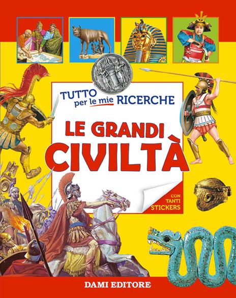 Le grandi civiltà. Con adesivi - copertina