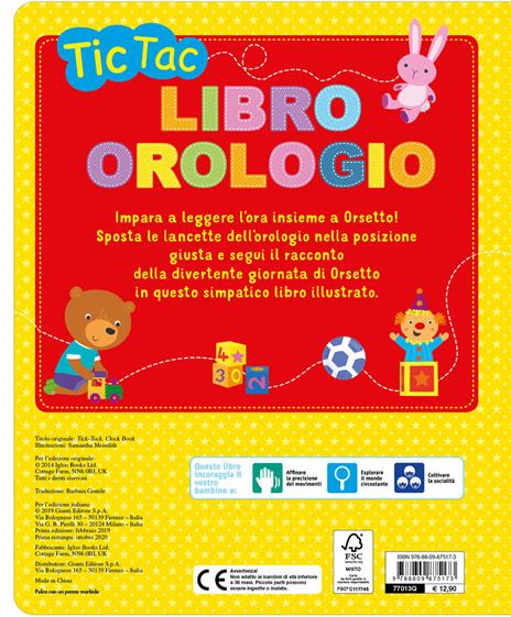 Tic tac. Libro orologio - Samantha Meredith - 2