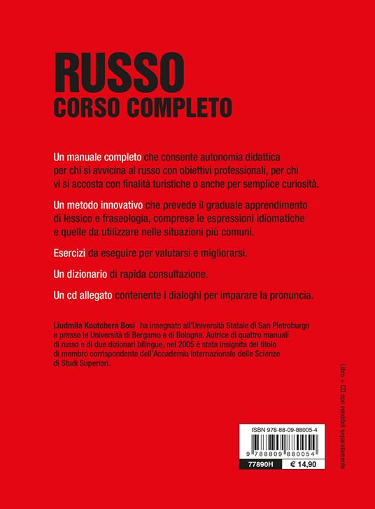 Russo. Corso completo. Con CD-Audio. Con File audio per il download - Liudmila Koutchera Bosi - 2