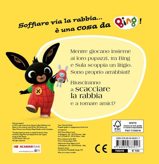 Giochiamo insieme! Bing. Con adesivi - Libro Giunti Editore 2019