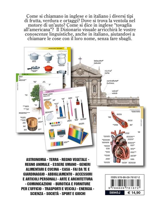 Dizionario visuale. Italiano-inglese - Jean-Claude Corbeil - Ariane  Archambault - - Libro - Giunti Editore - Dizionari e repertori