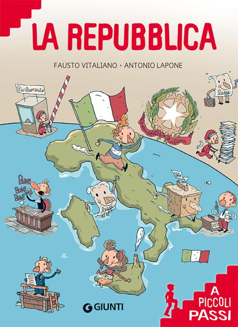 La Repubblica a piccoli passi - Fausto Vitaliano - copertina