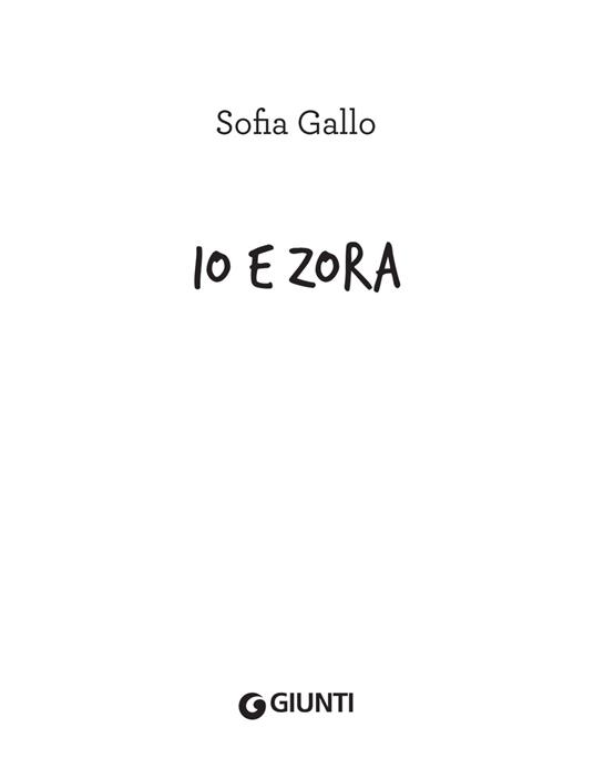 Io e Zora - Sofia Gallo - 4