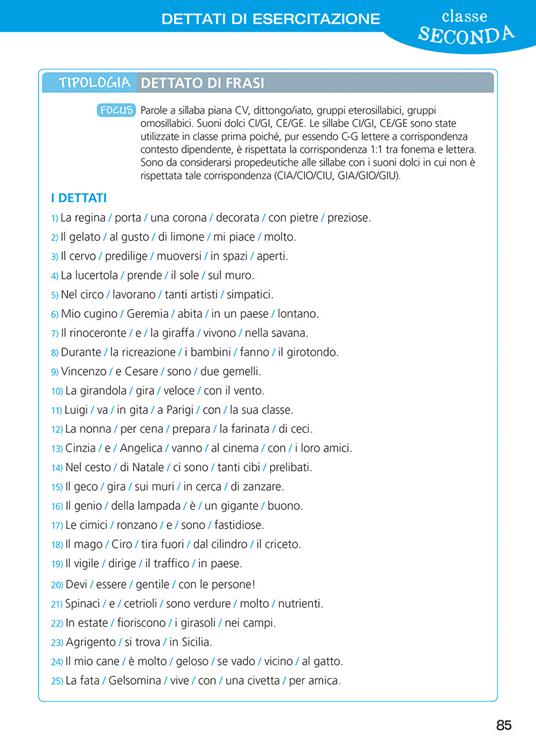 Dettati a misura di bambino. Verificare ed esercitare le abilità ortografiche per intervenire sugli errori fonologici, non fonologici, fonetici e lessicali nell'intero ciclo della scuola primaria - Emanuela Siliprandi,Claudio Gorrieri - 6