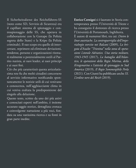 I servizi segreti del Terzo Reich. La storia inedita dell'SD, la rete di spie di Hitler - Enrico Cernigoi - 3