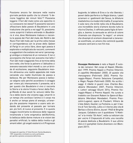 Baudelaire è vivo. I fiori del male tradotti e raccontati - Giuseppe  Montesano - Libro - Giunti Editore - Scrittori Giunti | IBS