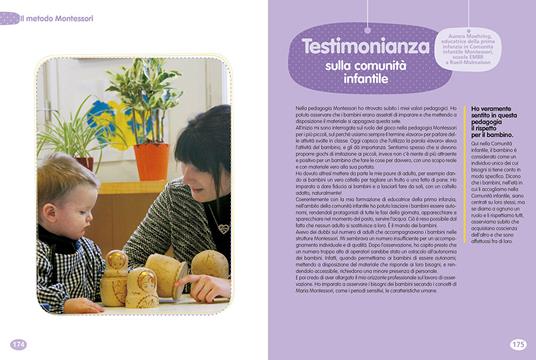 Libropiù.it  Metodo Montessori. Aiutami a fare da solo da 0 a 3 anni!  Guida completa per crescere, educare e stimolare la mente assorbente del  tuo bambino. 100 attività Montessori spiegate in m