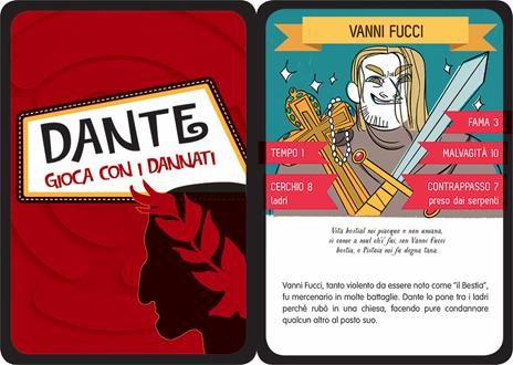 Dante. Gioca con i dannati. 50 carte per divertirsi con Dante! Con 50 Carte - Beniamino Sidoti - 4