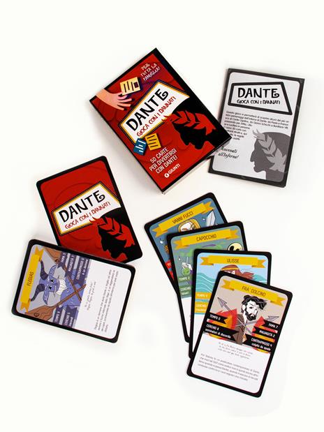 Dante. Gioca con i dannati. 50 carte per divertirsi con Dante! Con 50 Carte - Beniamino Sidoti - 8