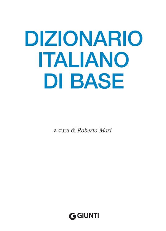 Dizionario italiano, Roberto Mari