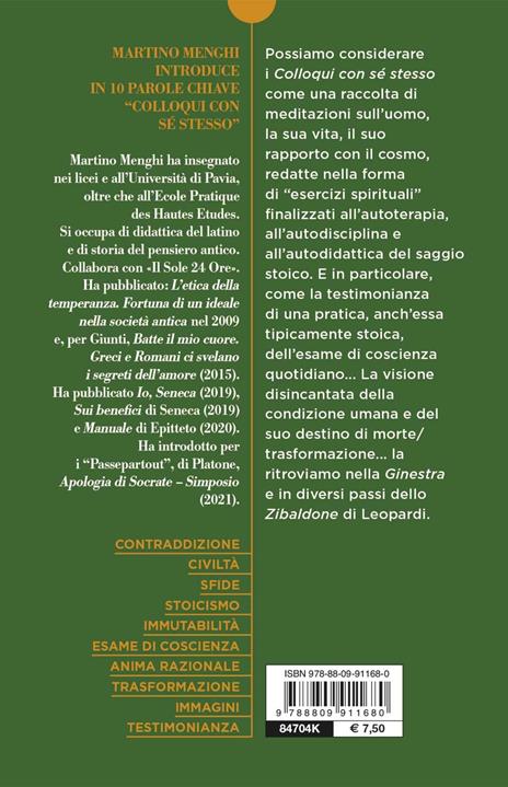 Marco Aurelio: L'arte di conoscere se stessi - pensieri - ed.Newton