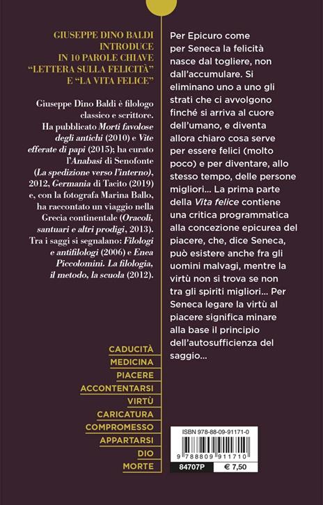 Lettere sulla felicità. La vita felice - Epicuro,Lucio Anneo Seneca - 2