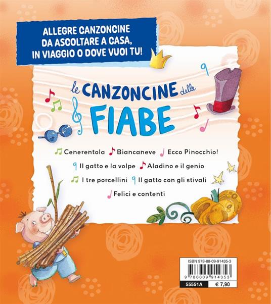 Le canzoncine delle fiabe. Leggi e canta con noi. Ediz. a colori. Con QR Code - Patrizia Nencini,Elisa Prati,Micaela Vissani - 8