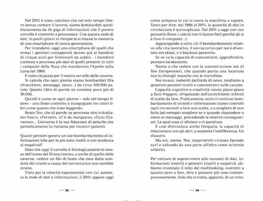 Zero pensieri. 10 passi per tornare a quando il futuro era semplice - Giuseppe Cloza - 3