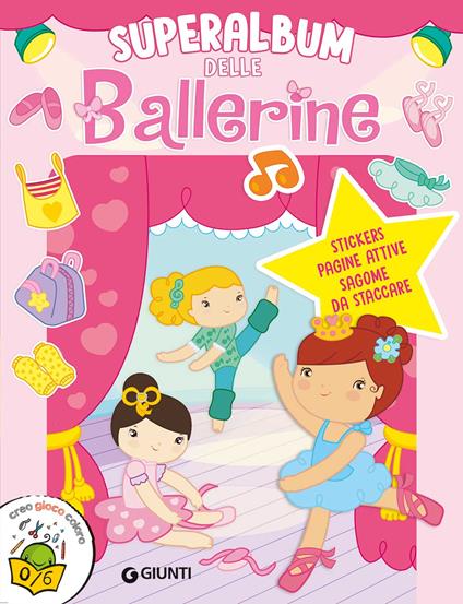 Superalbum delle ballerine. Con adesivi. Ediz. a colori - Martina Boschi - copertina